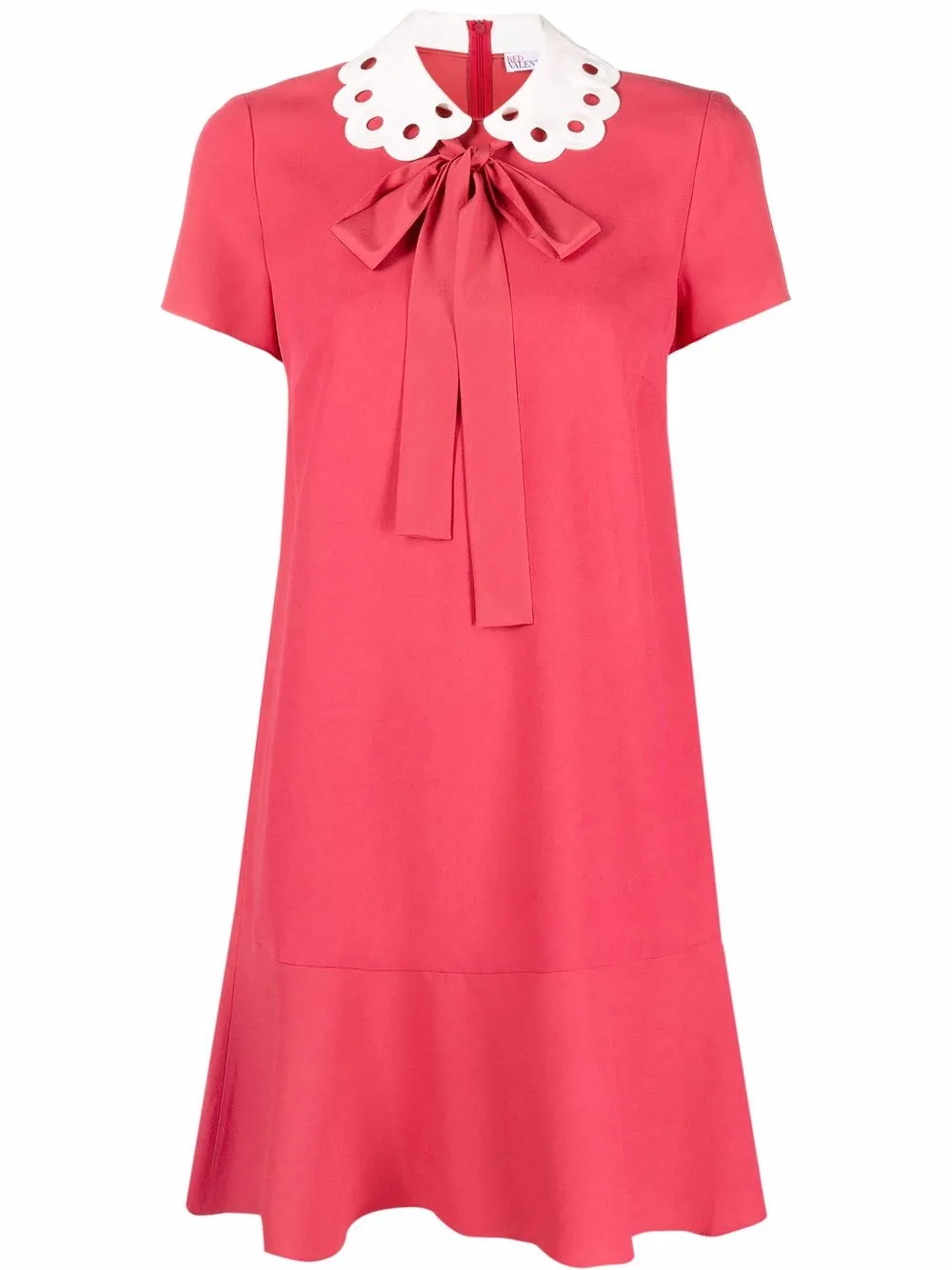 

RED Valentino Peter Pan collar shift dress - Pink