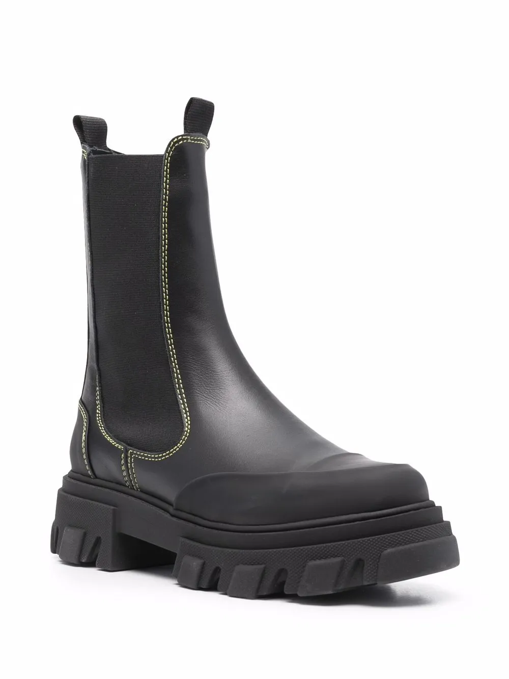 ganni midcalf boots