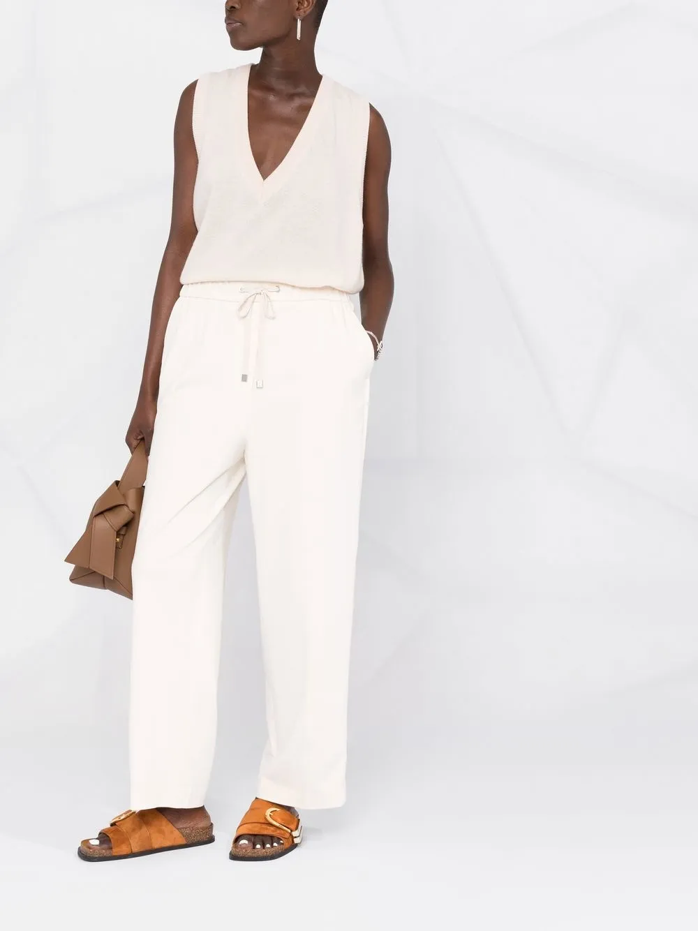 

Peserico wide-leg trousers - Neutrals
