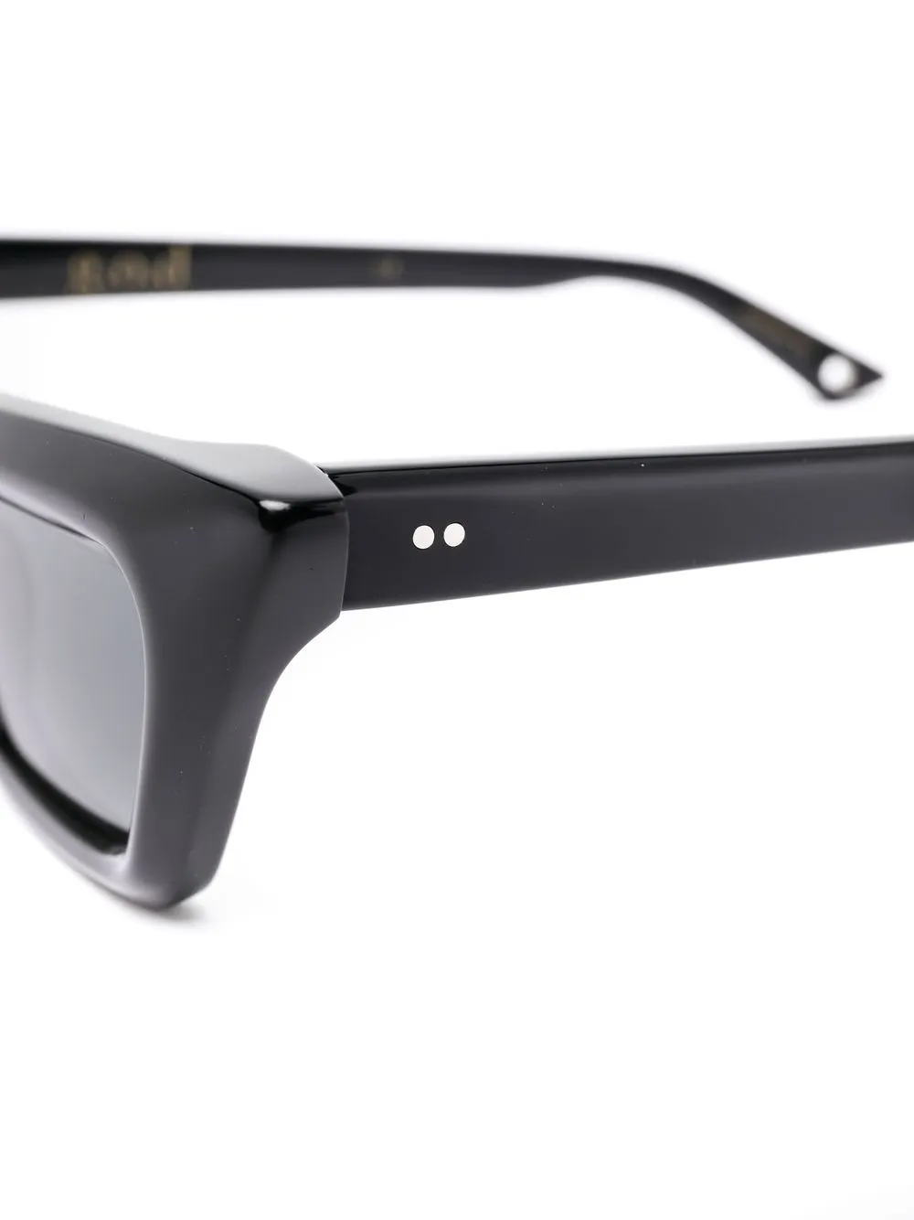  G.o.d Eyewear Twenty Two Cat-eye Frame Sunglasses - Black 