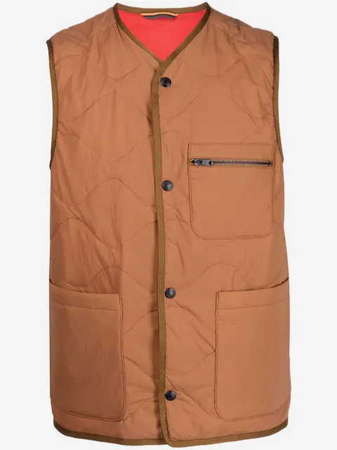 Paul Smith quilted wave gilet