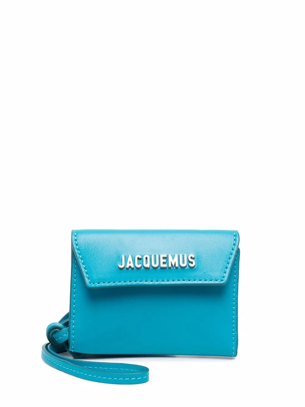 

Jacquemus logo plaque wallet - Blue