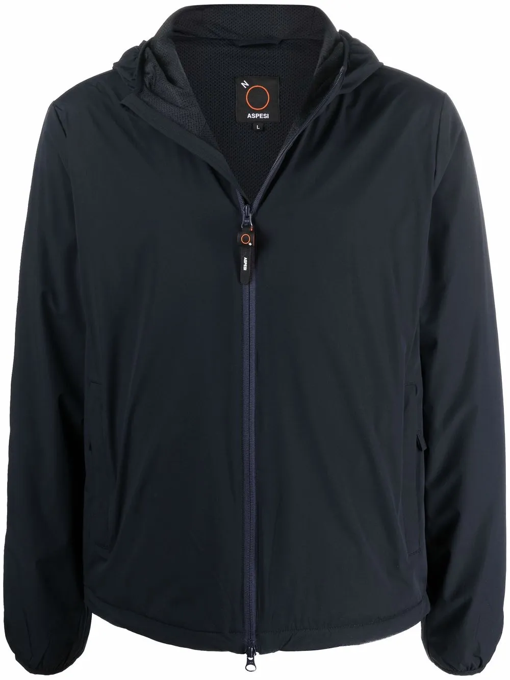 

ASPESI hooded zip-up hoodie - Blue