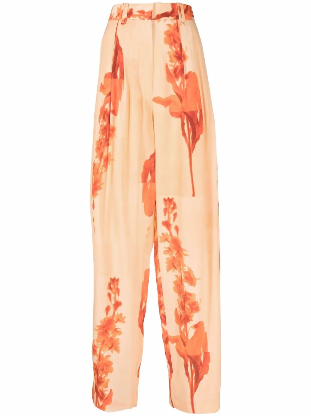 

Paul Smith pantalones holgados con estampado floral - Naranja
