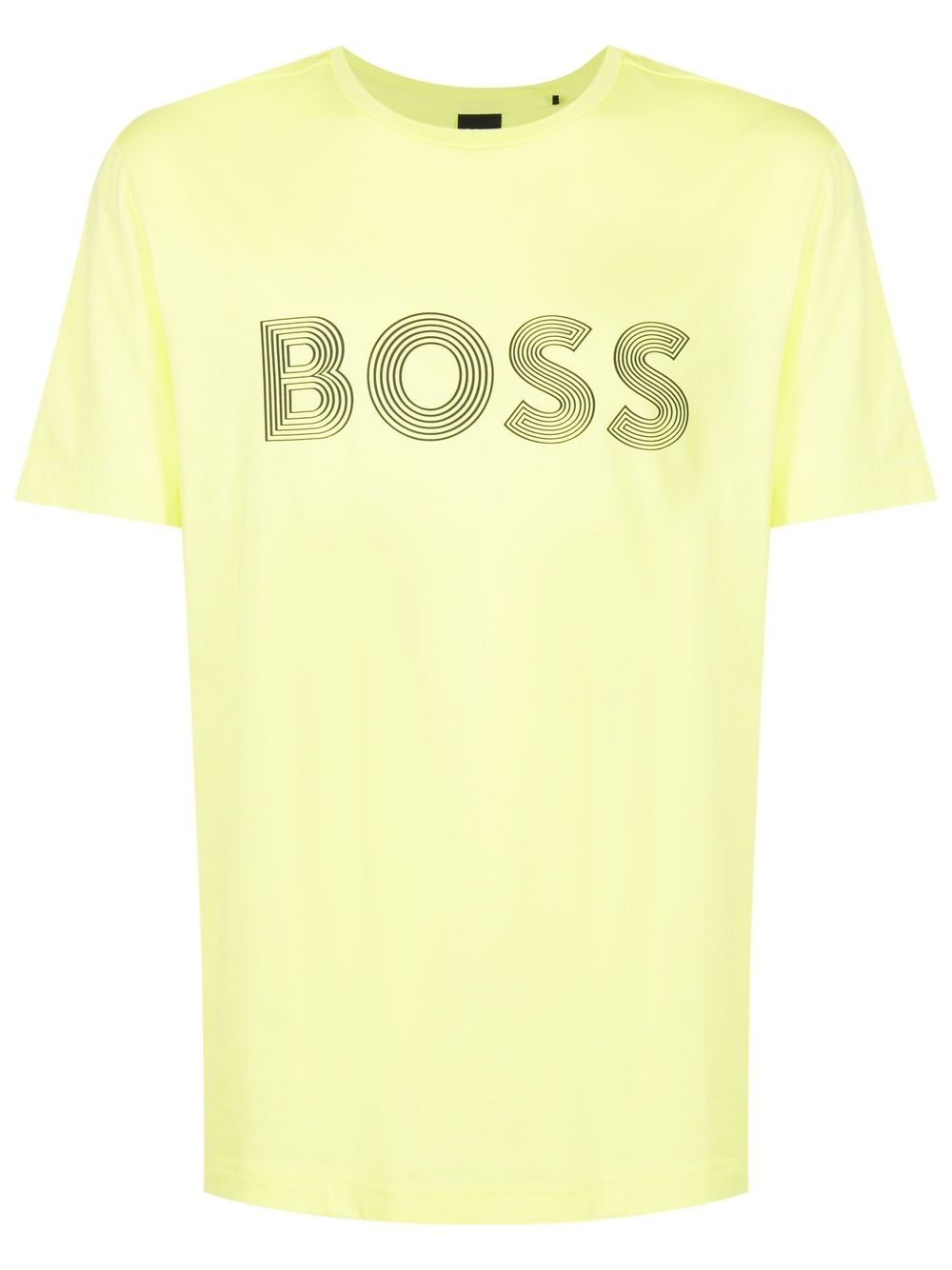 

BOSS playera con logo estampado - Verde