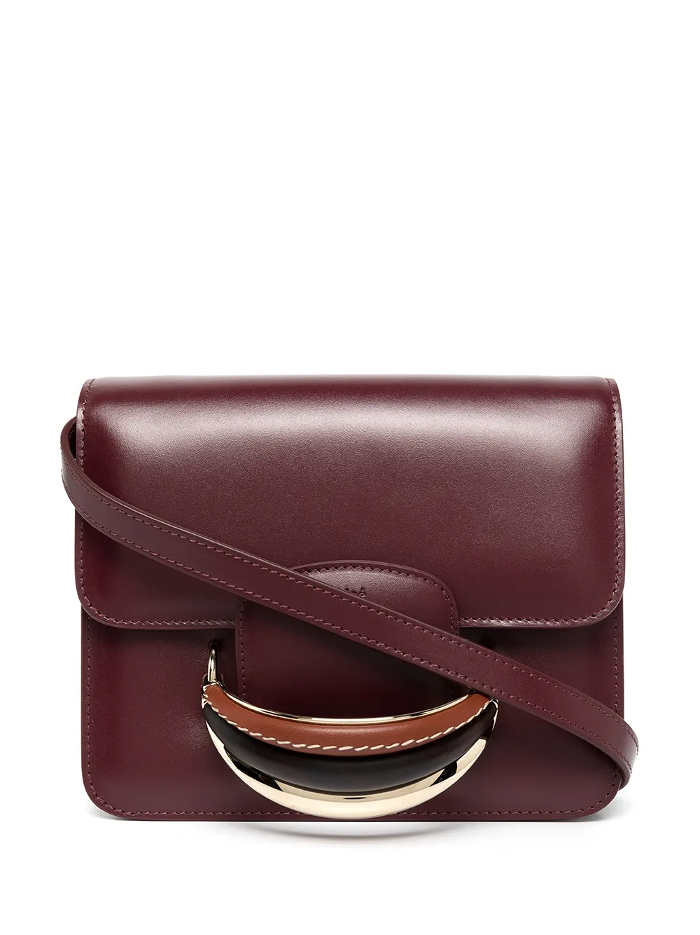 

Chloé Kattie leather crossbody bag - Red