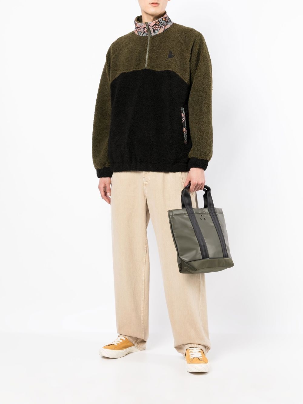 Porter-Yoshida & Co. Tweekleurige shopper - Groen