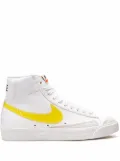 Nike Blazer Mid 77 Essential ""Translucent Yellow Swoosh"" sneakers - White