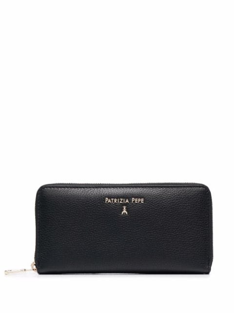 Patrizia Pepe pebble-leather Continental wallet 