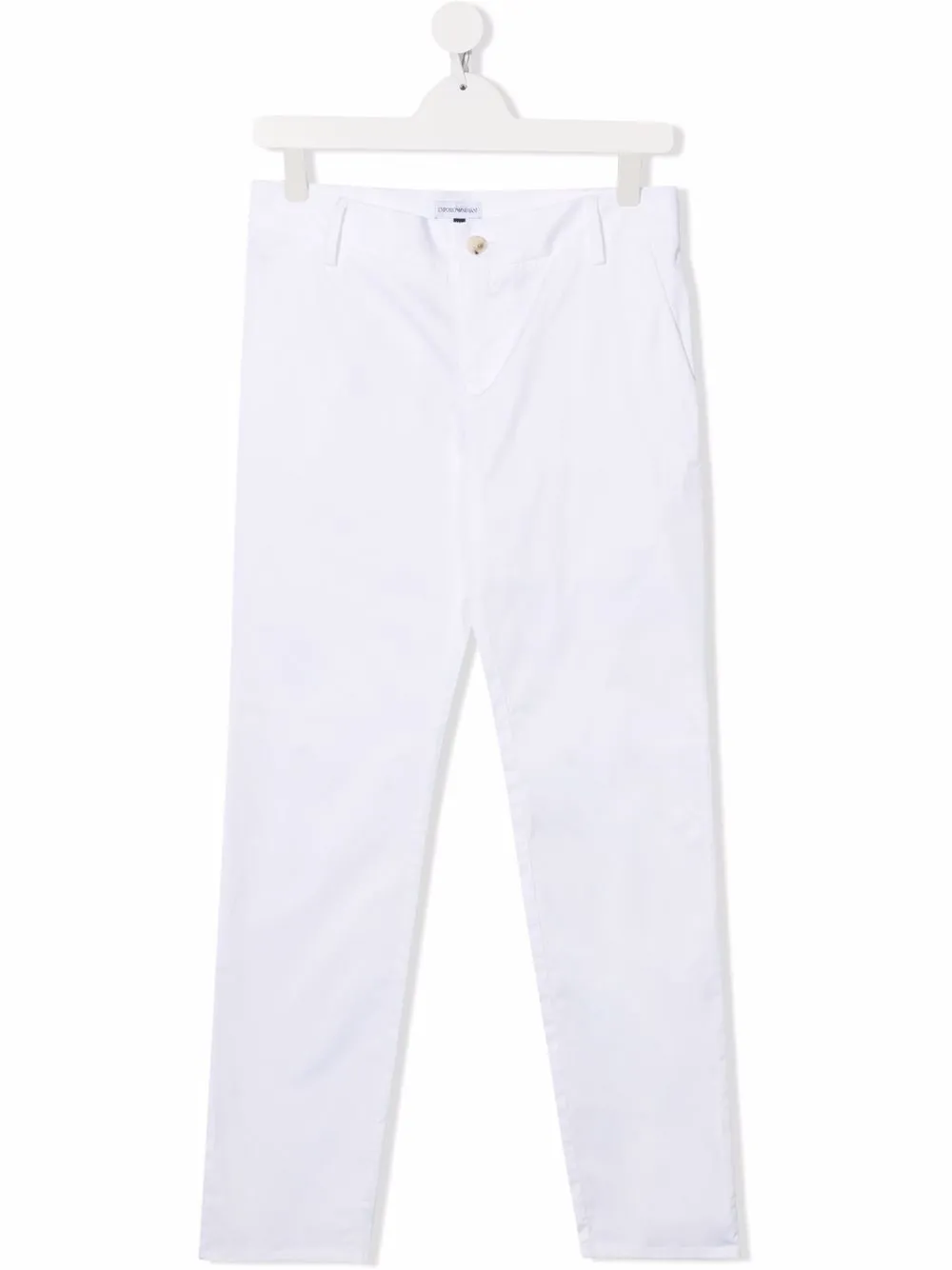 

Emporio Armani Kids pantalones rectos - Blanco