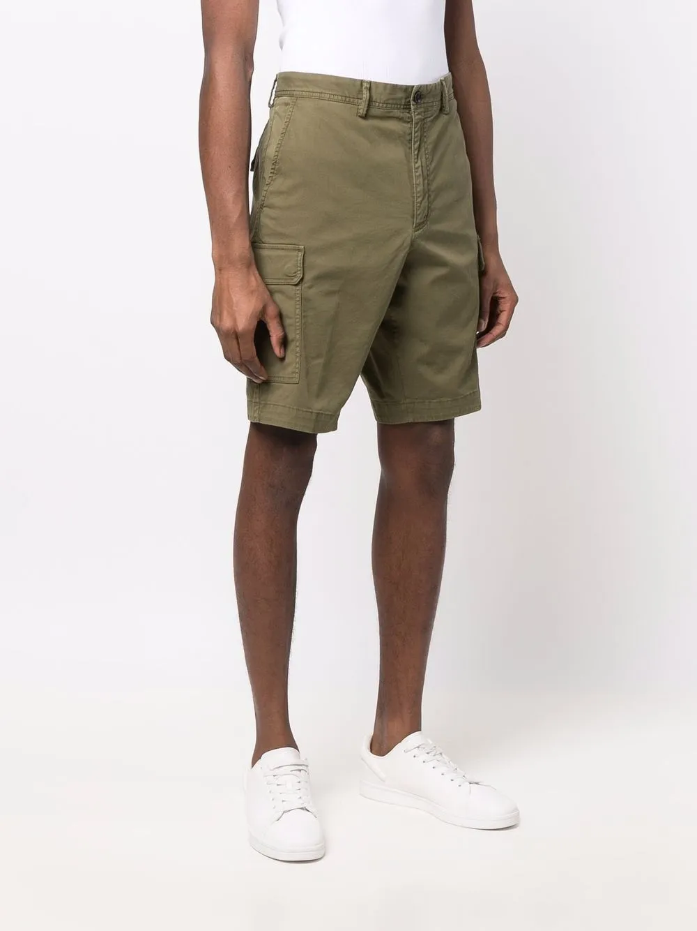 BOSS Cargo shorts Groen