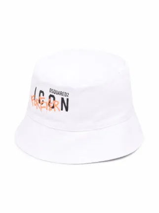 Dsquared2 Kids logo-print Bucket Hat 