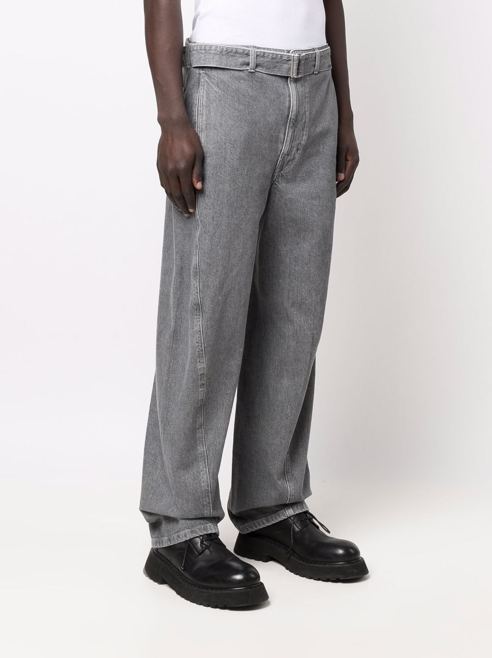 Lemaire Belted Tapered Jeans - Farfetch