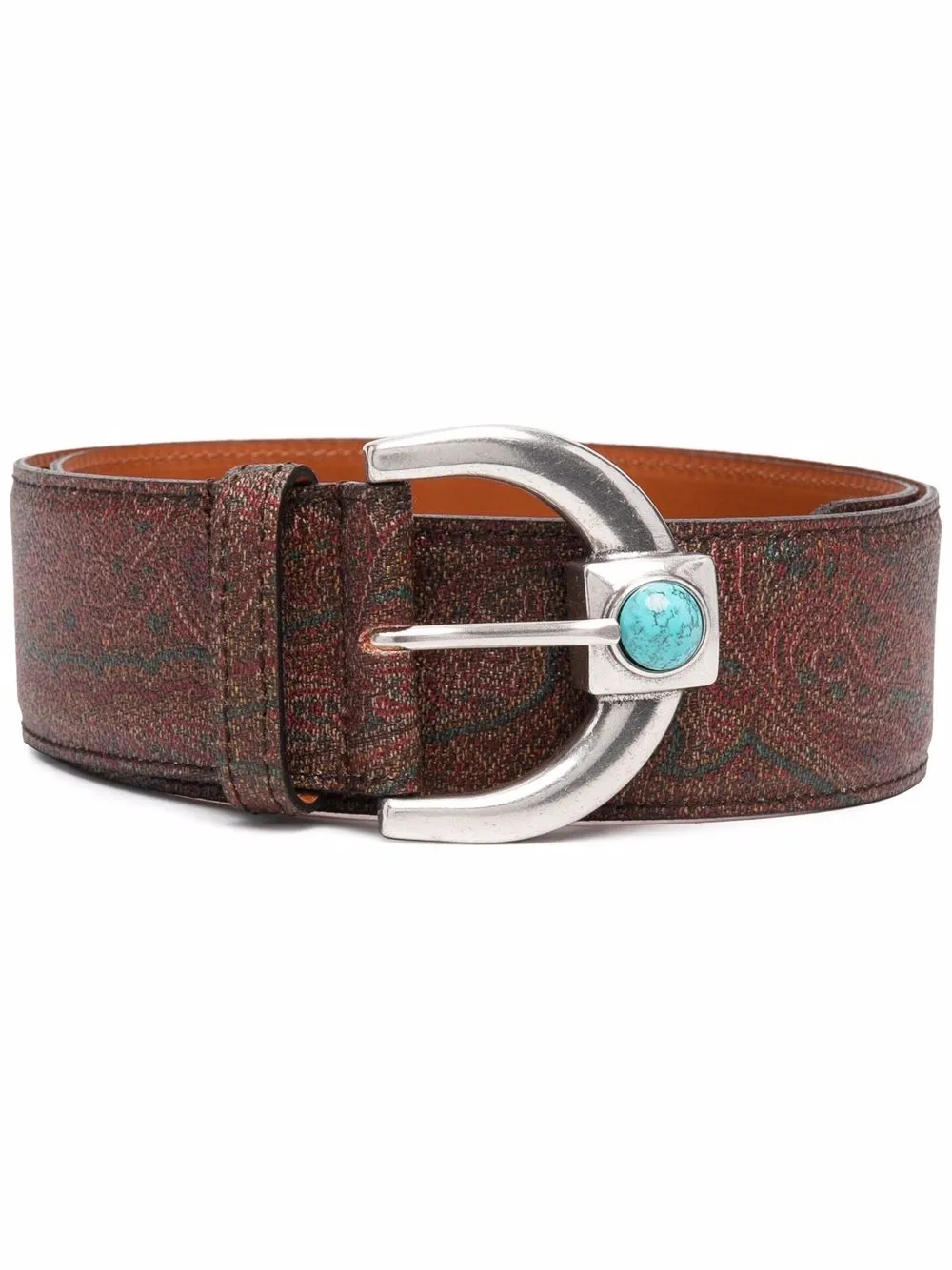 

ETRO paisley-print belt - Red