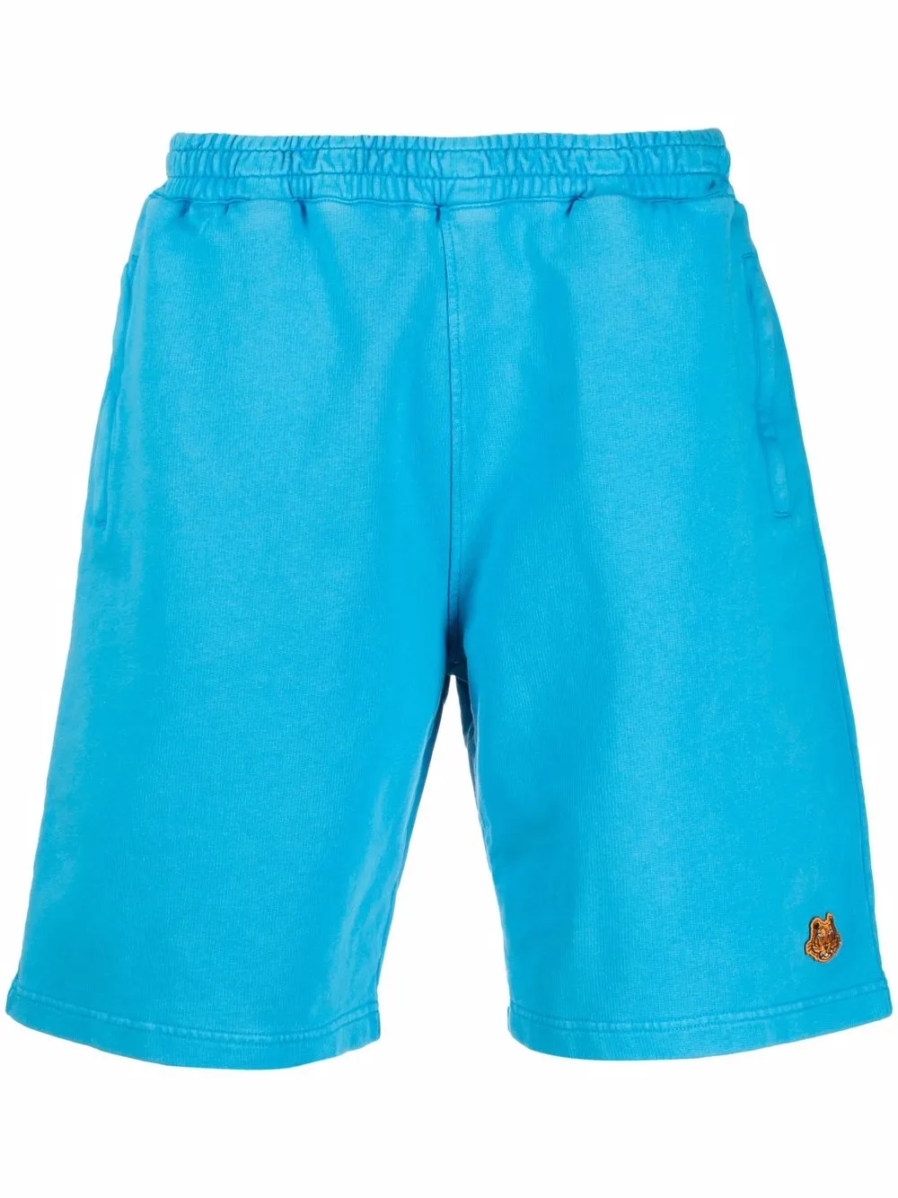 

Kenzo logo-patch bermuda shorts - Blue