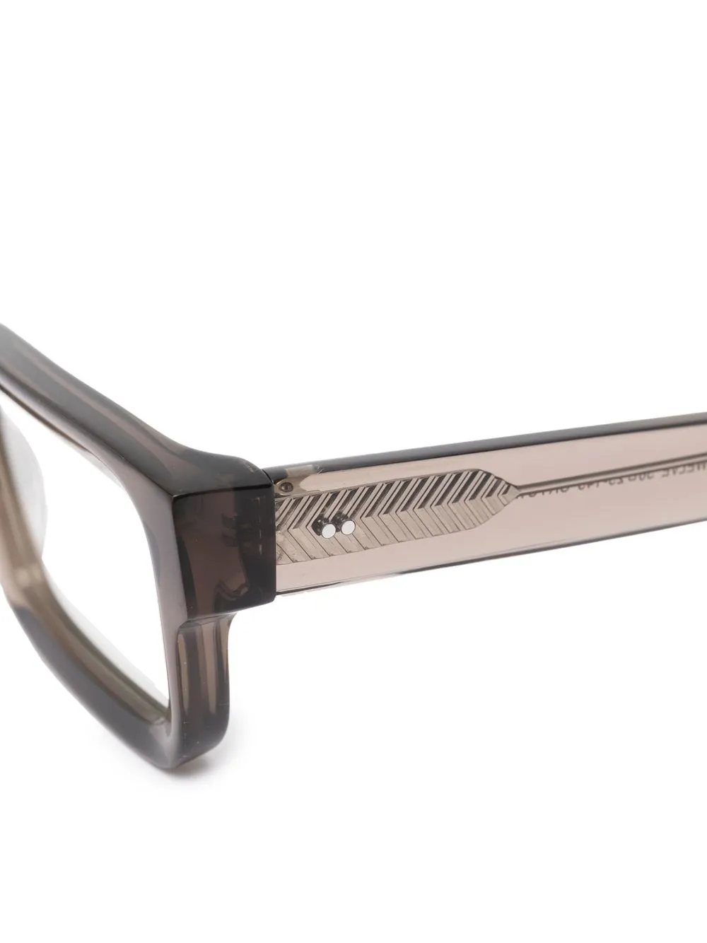  G.o.d Eyewear Twelve Rectangular-frame Glasses - Grey 