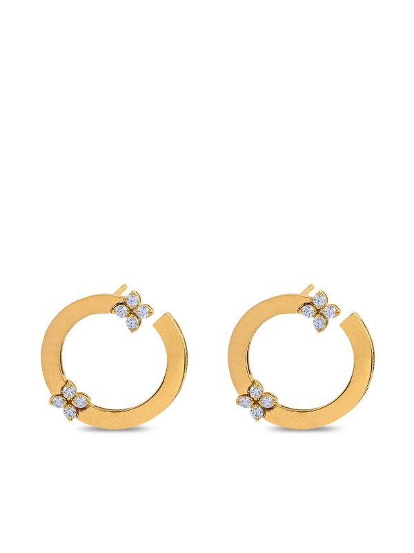 Roberto coin diamond deals earrings