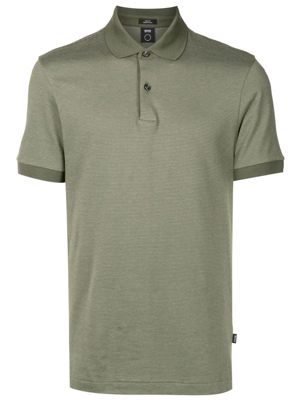 

BOSS playera tipo polo manga corta - Verde