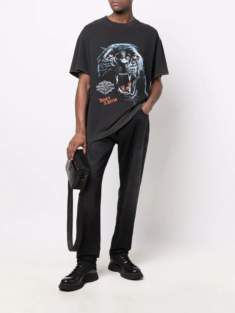 Represent Straight jeans - Zwart