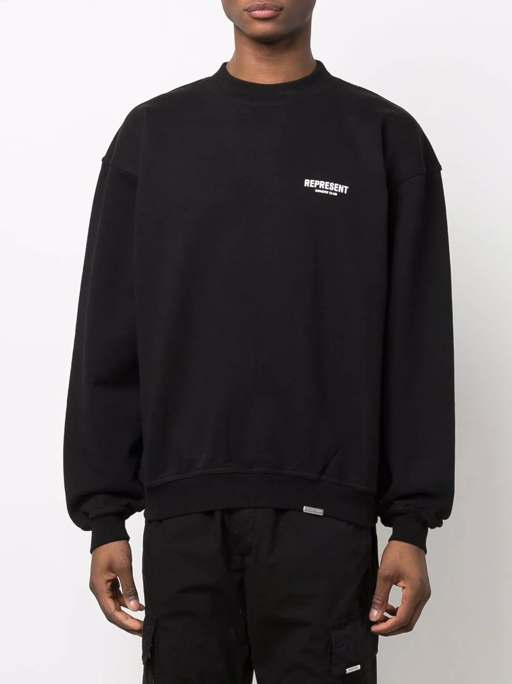 Represent Logo Print Sweatshirt - Farfetch