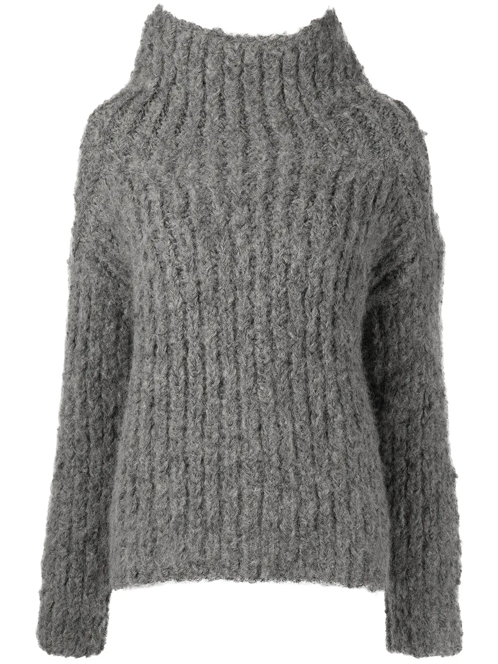 

Cecilie Bahnsen Gianna chunky ribbed-knit jumper - Grey