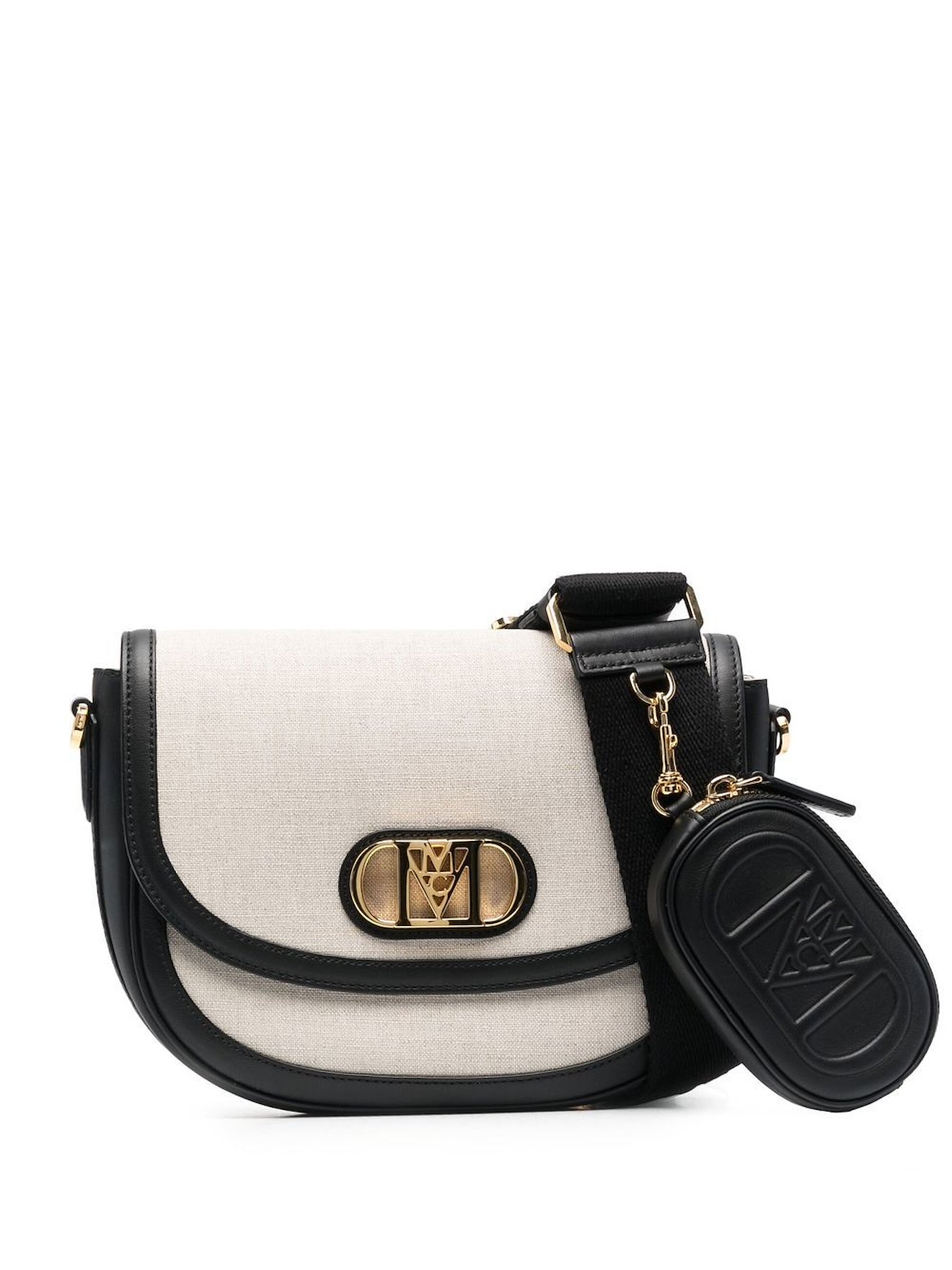 MCM Travia canvas crossbody bag neutrals MODES