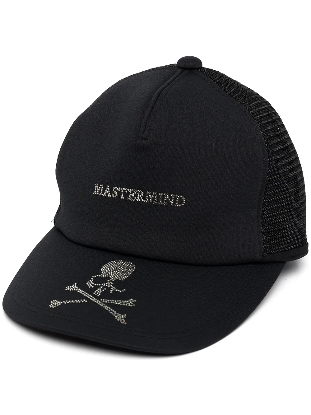 Mastermind World studded-logo mesh-panel Cap | Black | FARFETCH