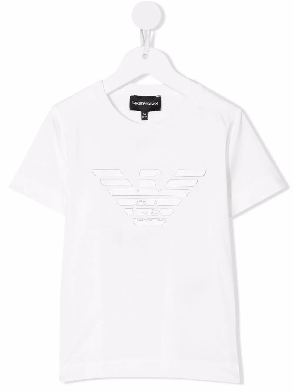 

Emporio Armani Kids logo crew-neck T-shirt - White