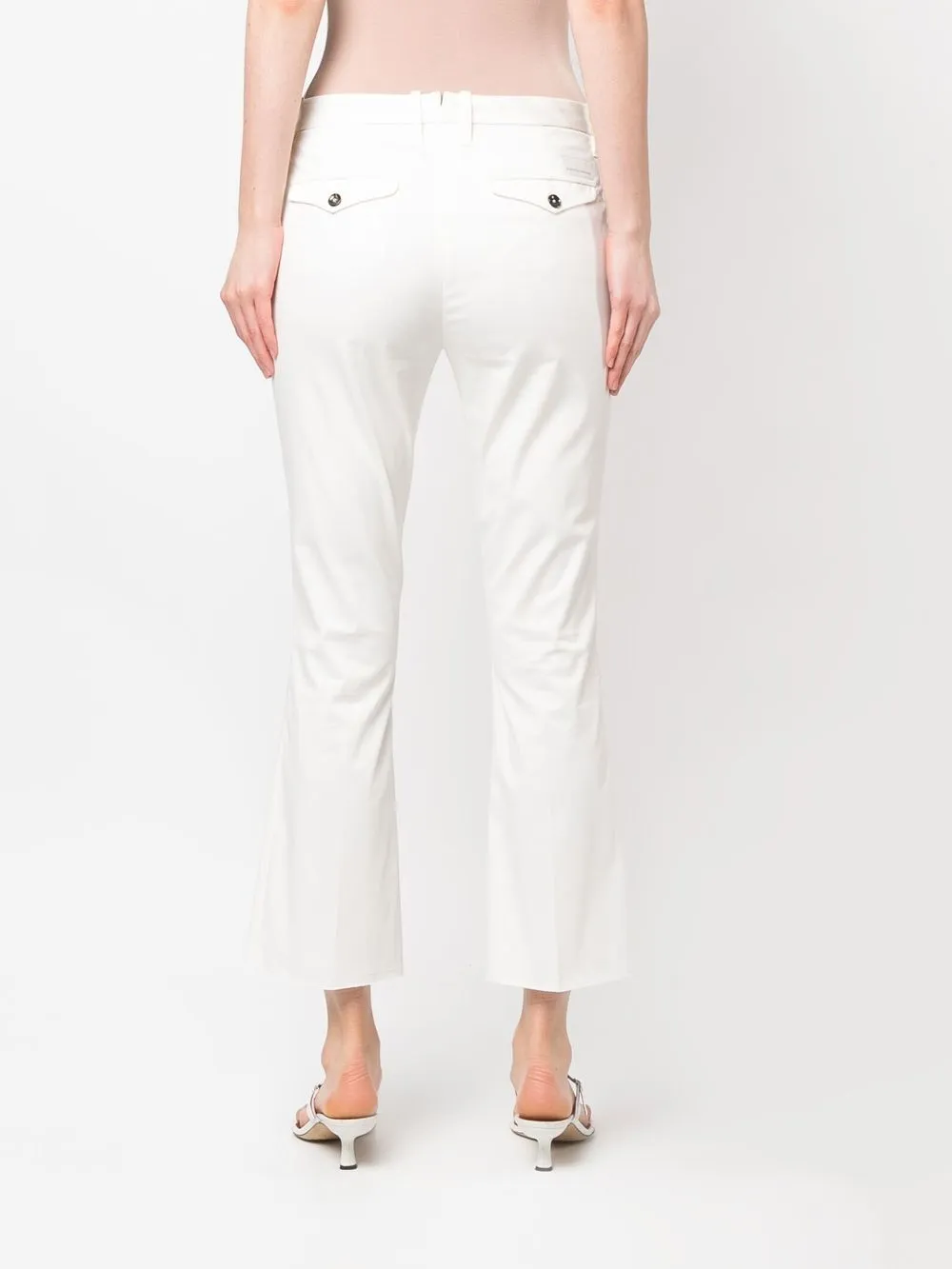 Nine In The Morning Cropped broek Wit