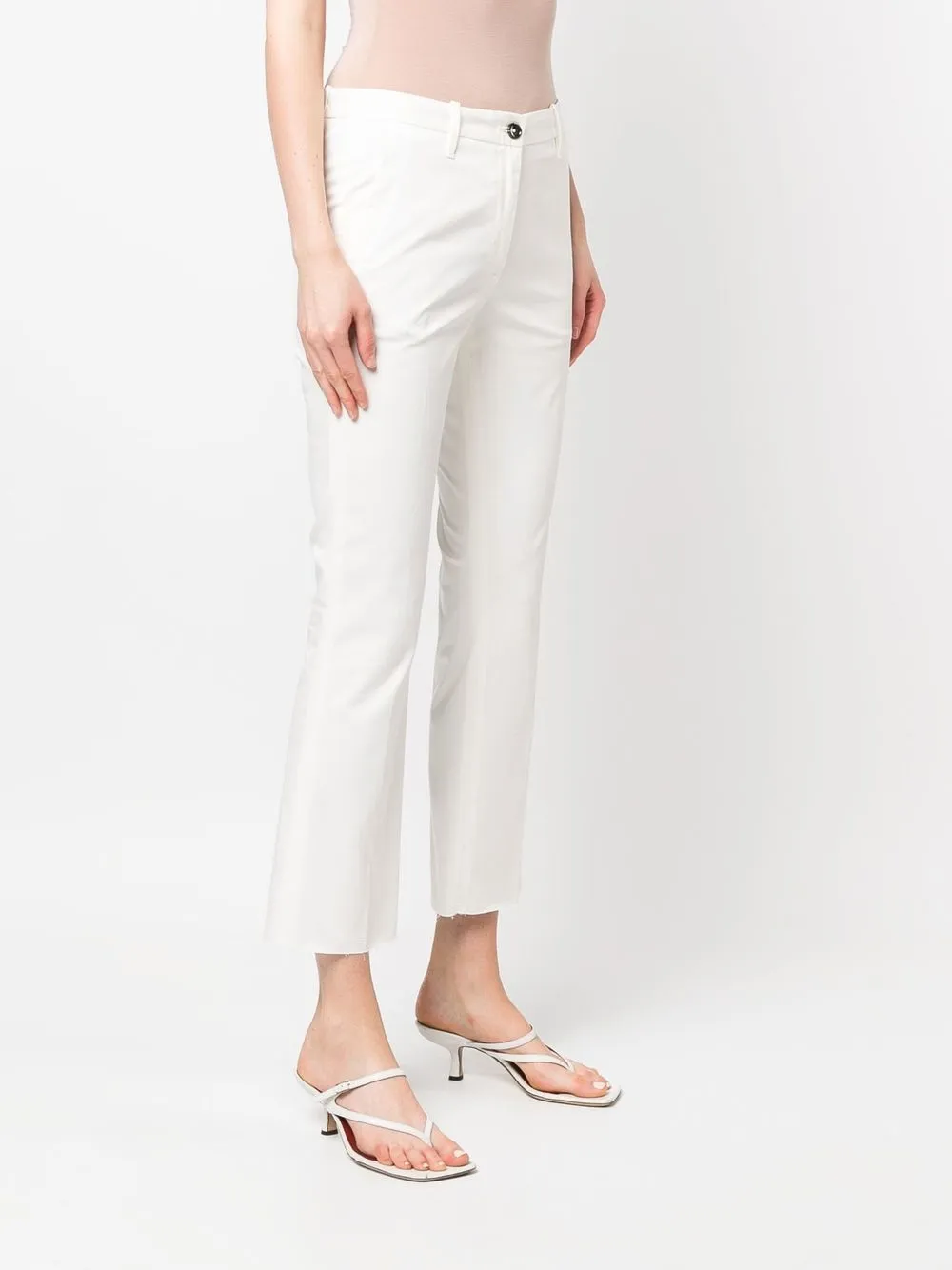 Nine In The Morning Cropped broek Wit