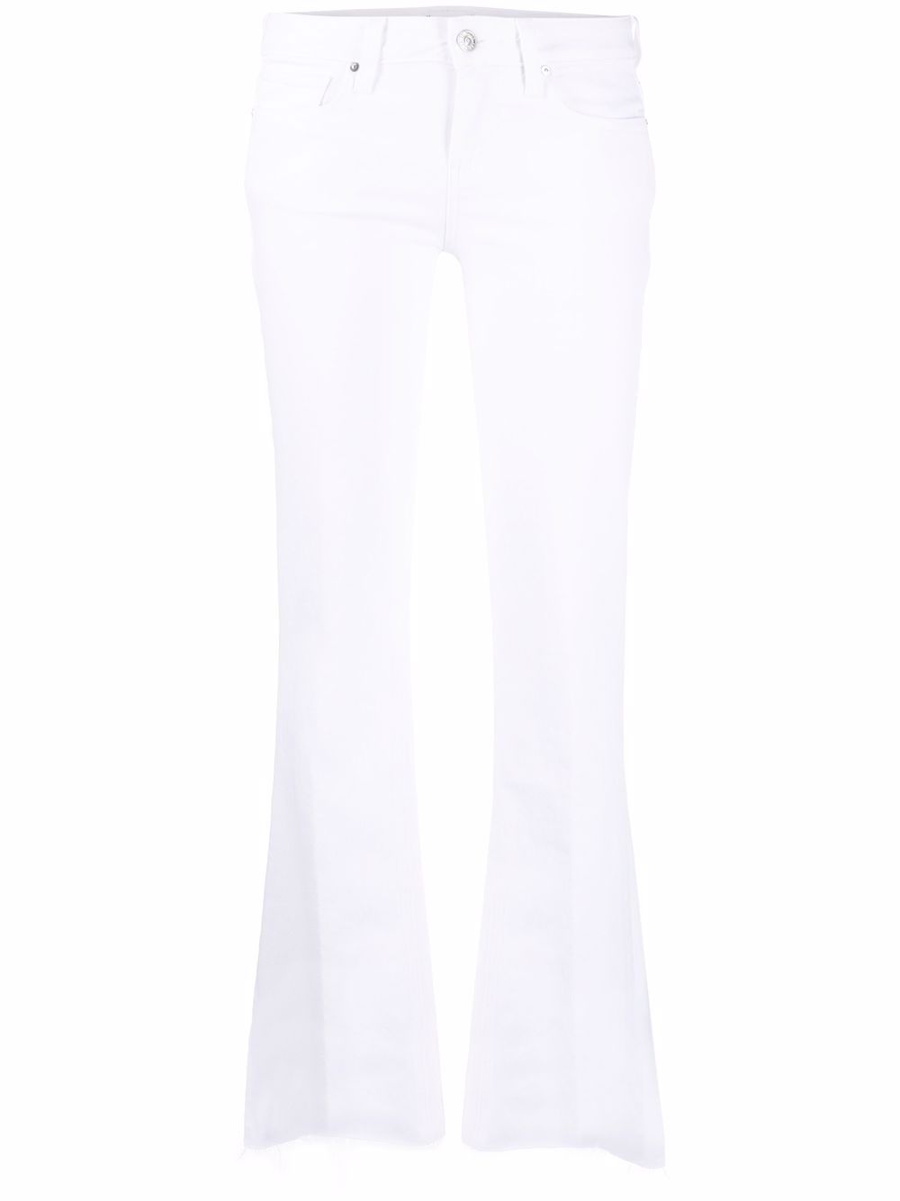 

PAIGE bootcut slim-fit jeans - White