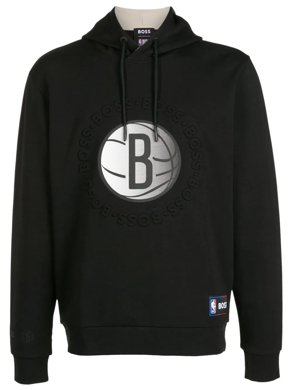 

BOSS hoodie con logo de Boss x NBA Bounce - Negro