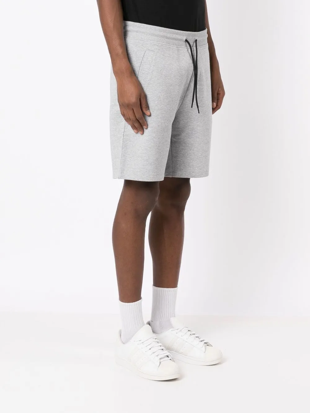 HUGO Shorts met trekkoordtaille Grijs