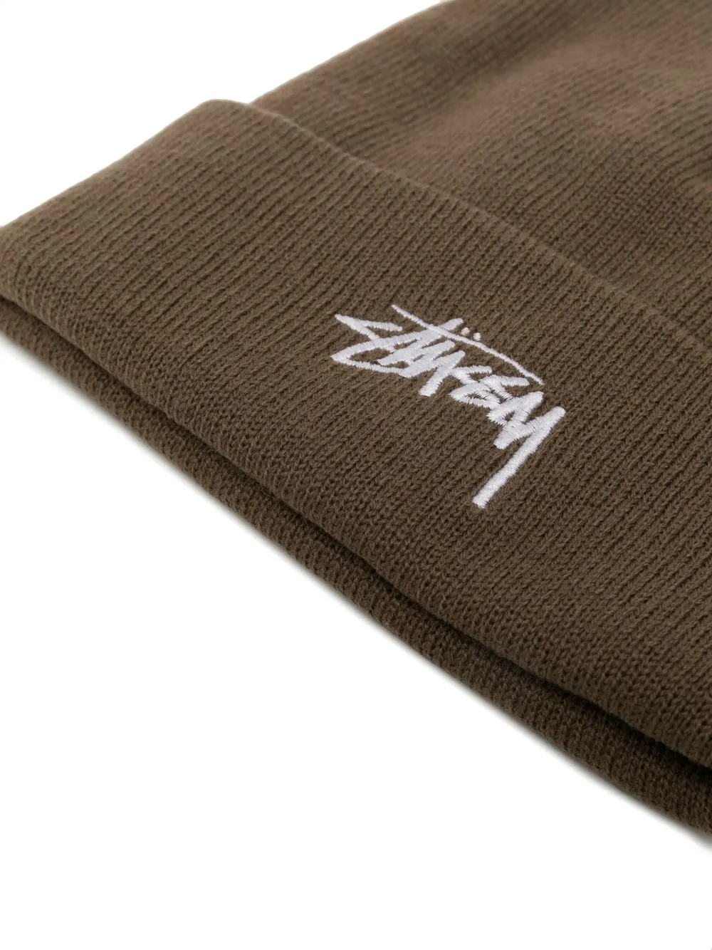 Stüssy Muts met geborduurd logo - Bruin