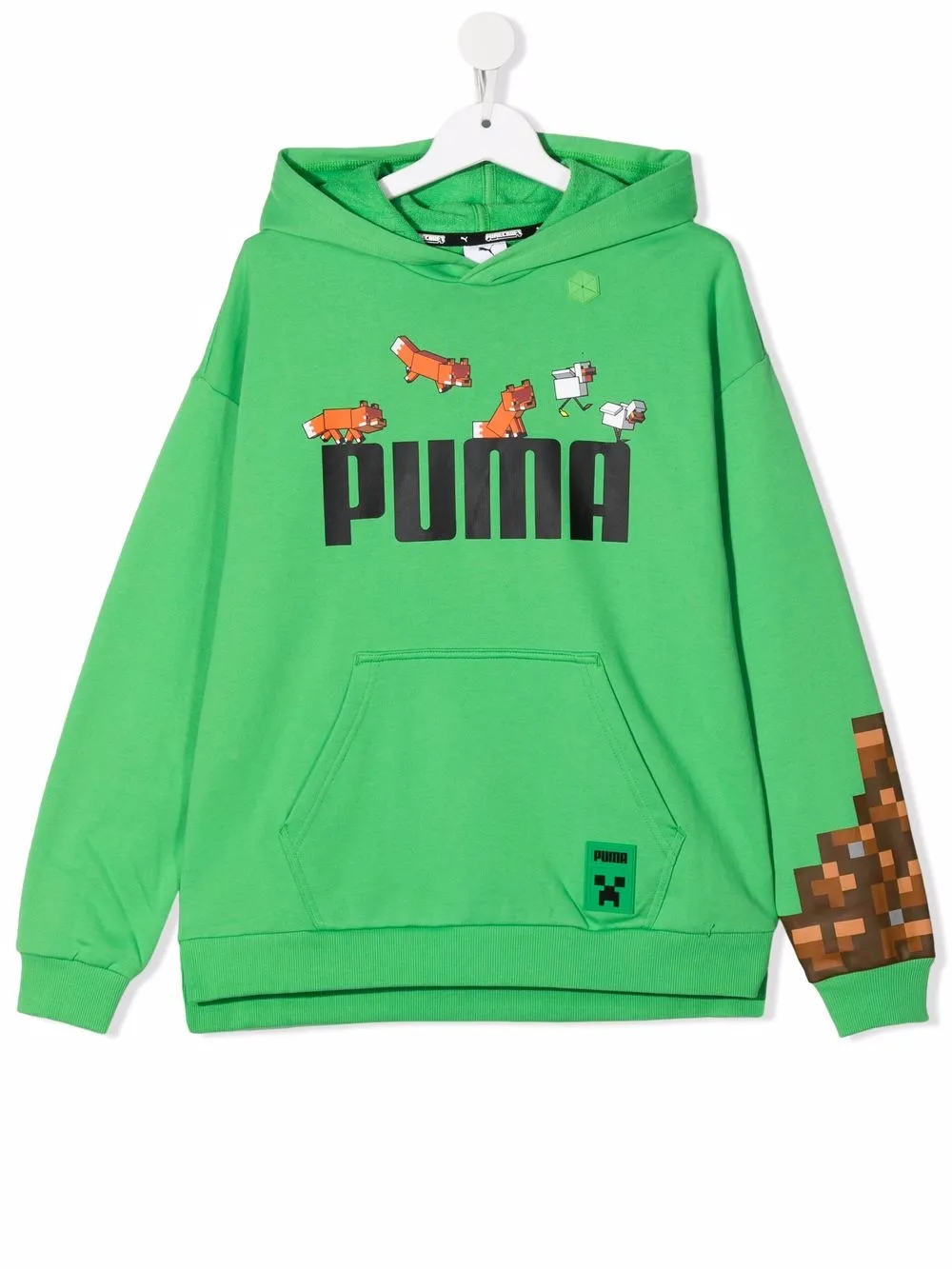 

Puma Kids hoodie con motivo gráfico de Puma Kids x MINECRAFT - Verde