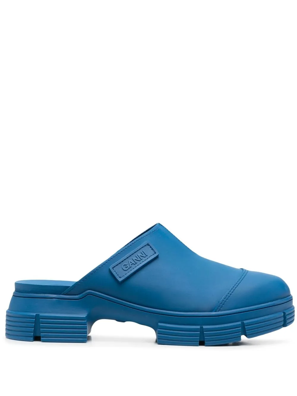 

GANNI City chunky-sole mules - Blue