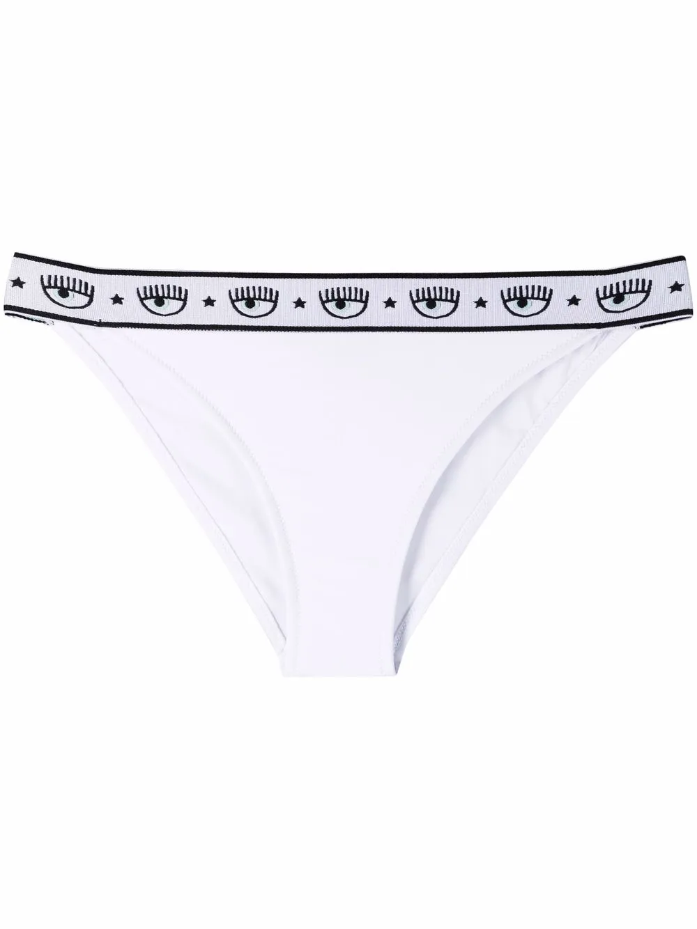 logo-waistband bikini bottom