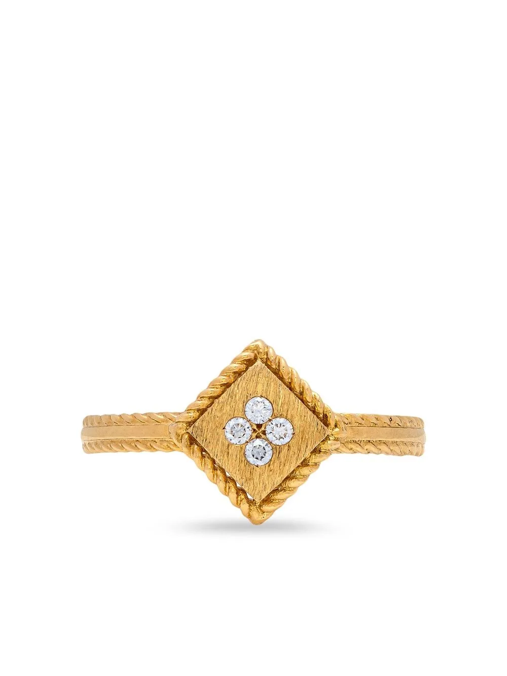 

Roberto Coin anillo Palazzo Ducale en oro amarillo de 18kt con diamantes - Dorado