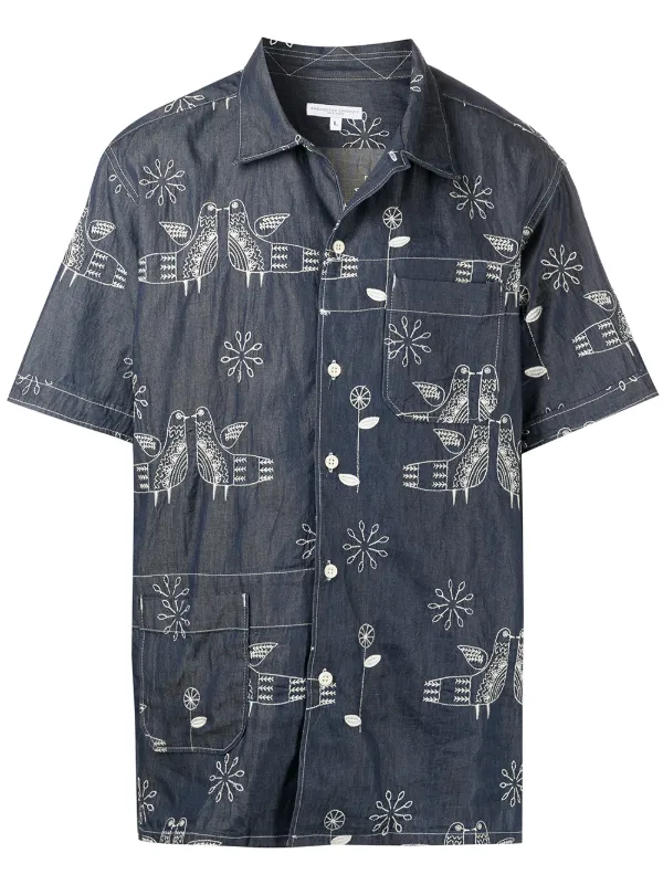 Engineered Garments bird-embroidered 