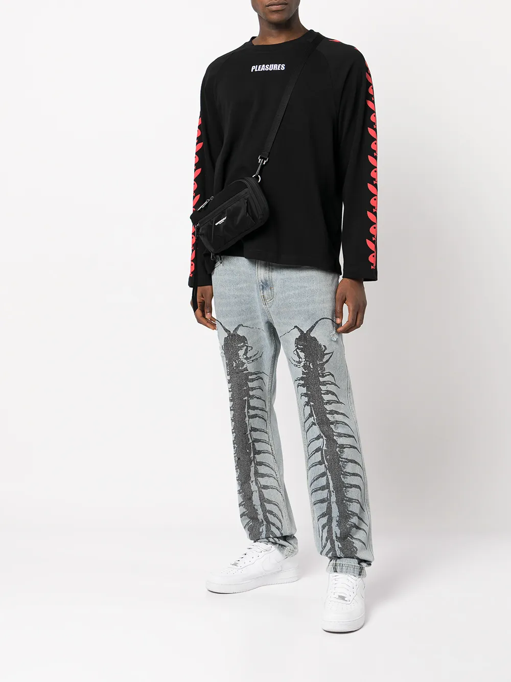 Pleasures logo-print detail sweatshirt | T-Shirts | Image 2