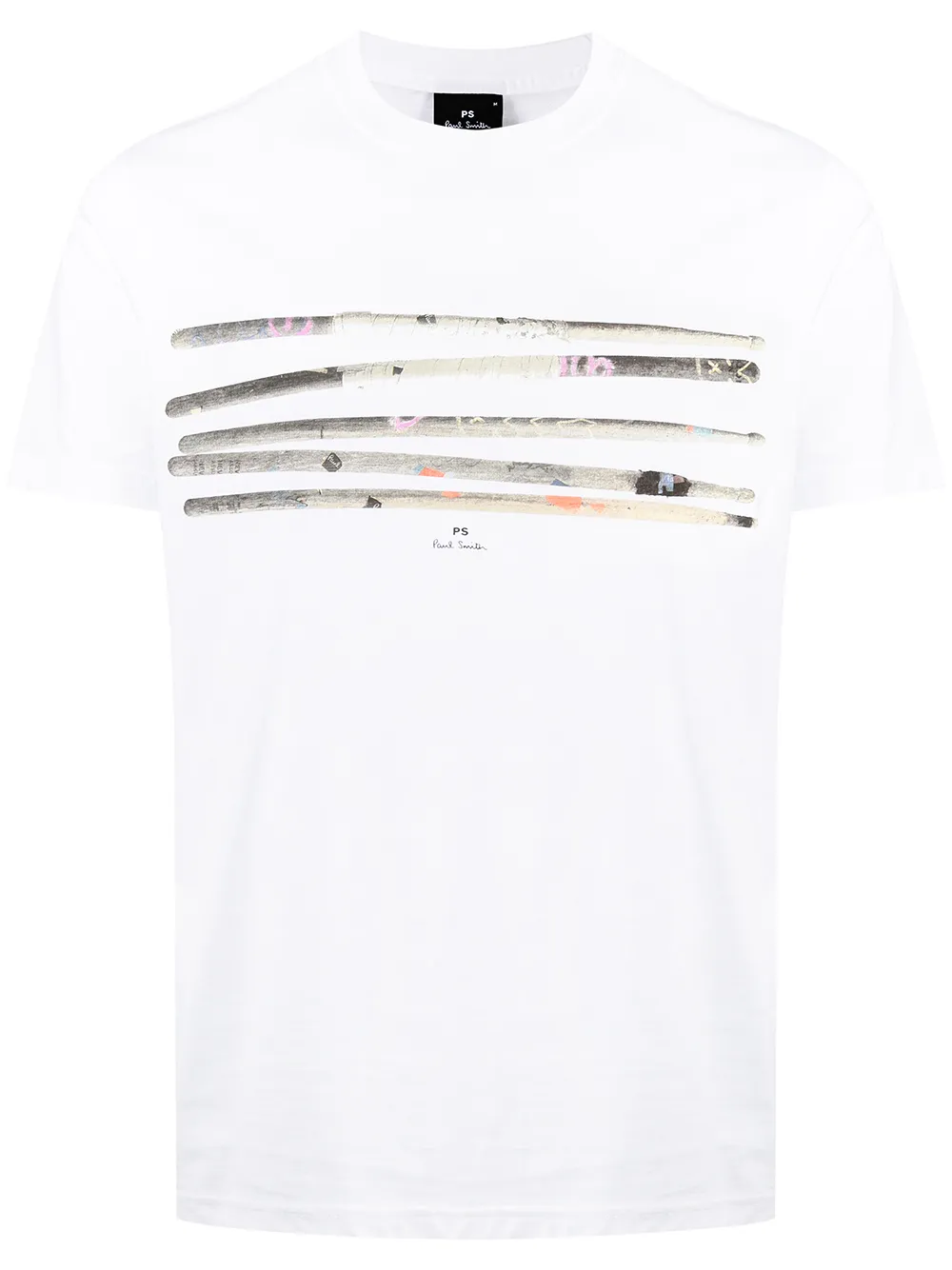 

PS Paul Smith playera Drumsticks de manga corta - Blanco