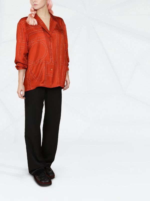 Louis Vuitton monogram embroidered shirt, Women's Fashion, Tops