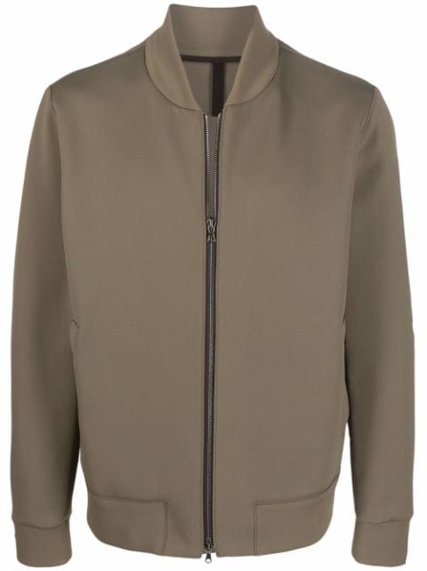 Harris Wharf London two-pocket zip-up bomber jacket 