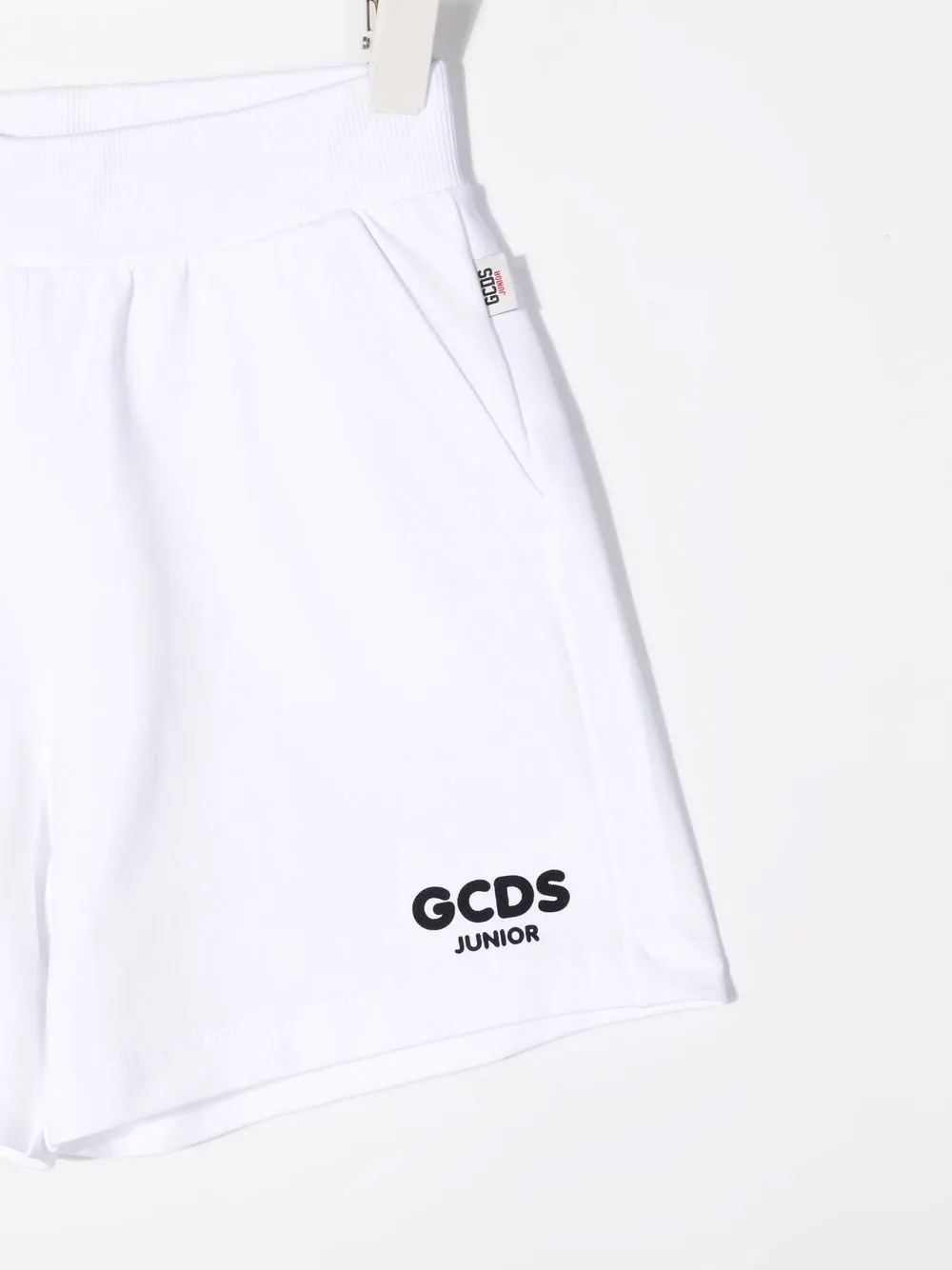  Gcds Kids Logo-print Track Shorts - White 
