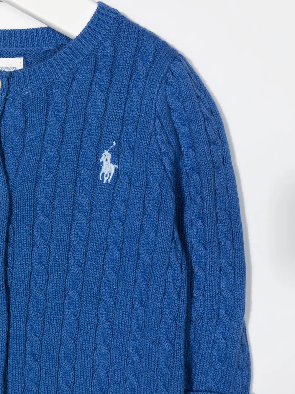  Polo Ralph Lauren Kids Cardigan Mit Polo Pony   Blau 