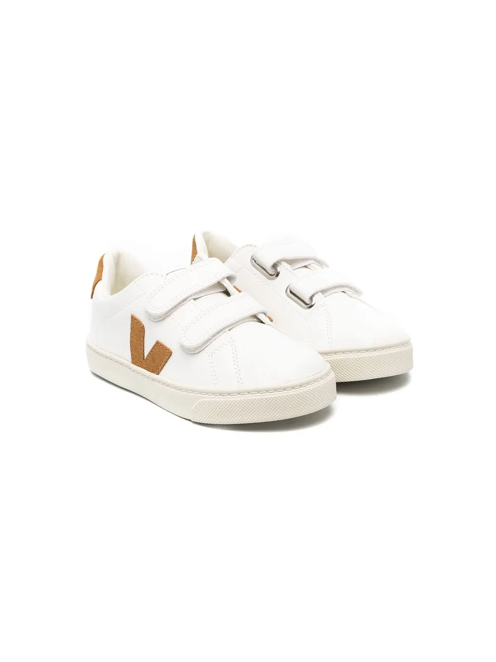 VEJA Kids Recife touch-strap sneakers - White