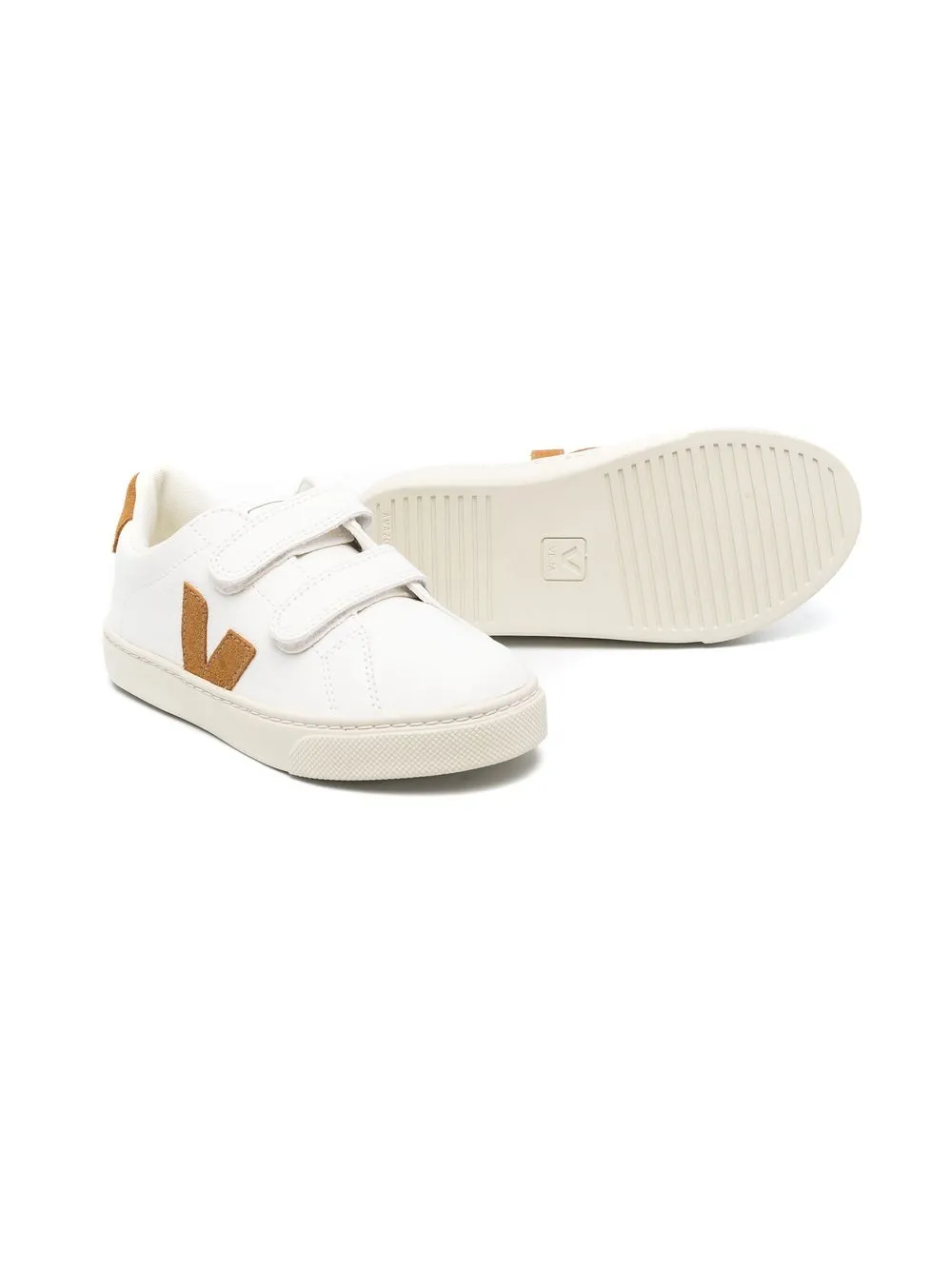 VEJA Kids Recife sneakers met klittenband - Wit