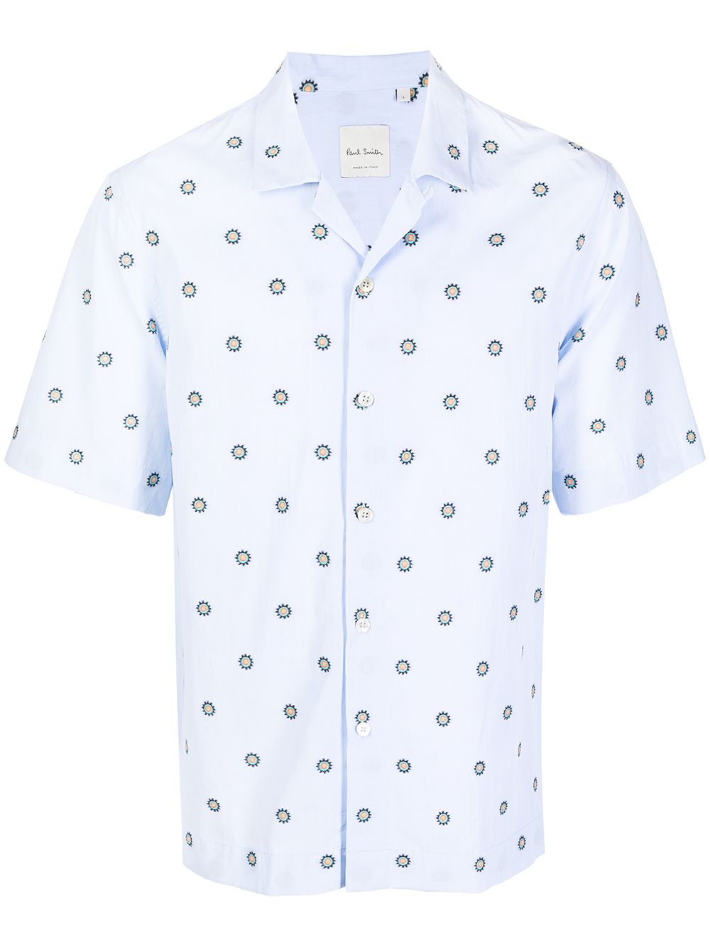 

Paul Smith patterned short-sleeved shirt - Blue