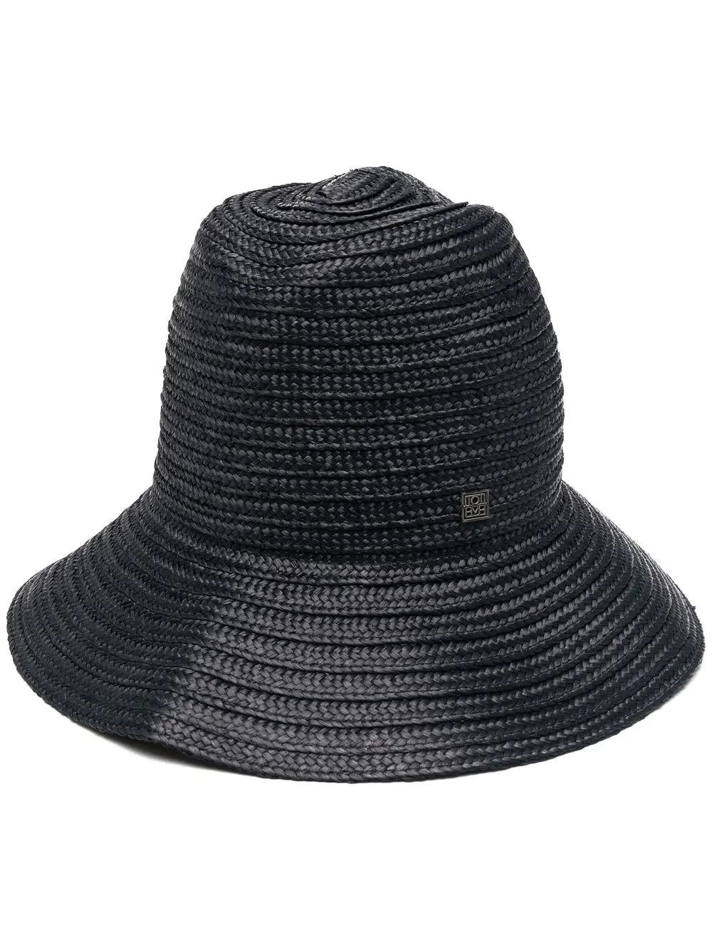 

TOTEME sombrero Panama con diseño entretejido - Negro