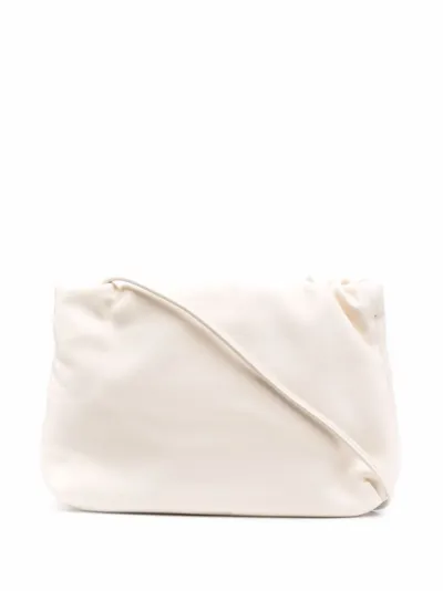 the row bourse leather clutch